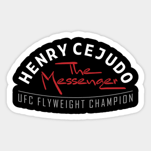 Henry Cejudo The Messenger Sticker